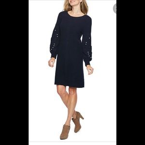 Beaded Sheath Sweater dress